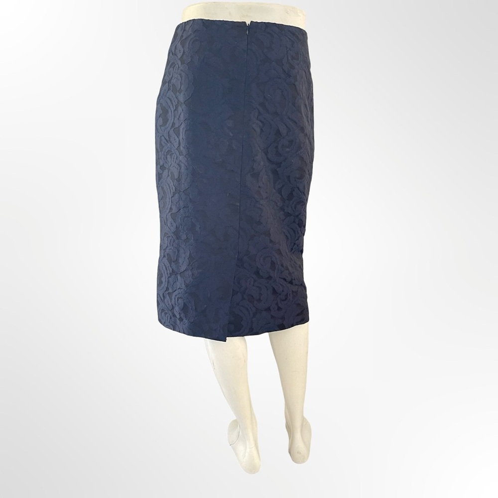 Cold water Creek Navy Blue Women's Skirt in size 6 - Picture 4 of 5